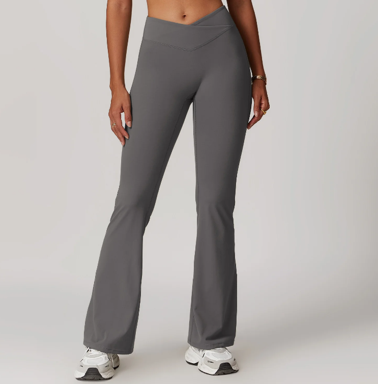 Shavrova V Waist Flared Gym Pants DCK8842