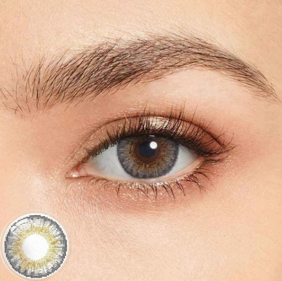 3 Tone Gray Yearly Colored Contacts