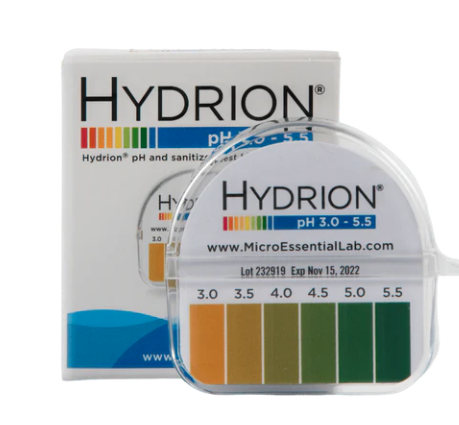 Hydrion Low Range pH Testing Strips