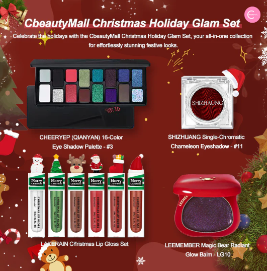 CbeautyMall Merry Luxe Makeup Collection