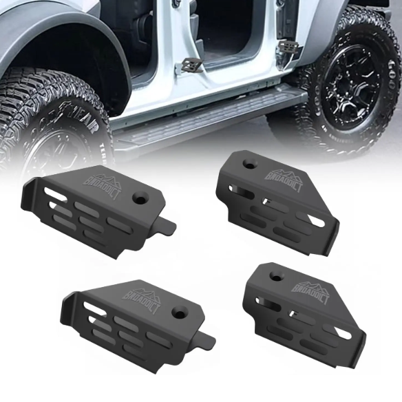 4x Foot Rests for 4 Door