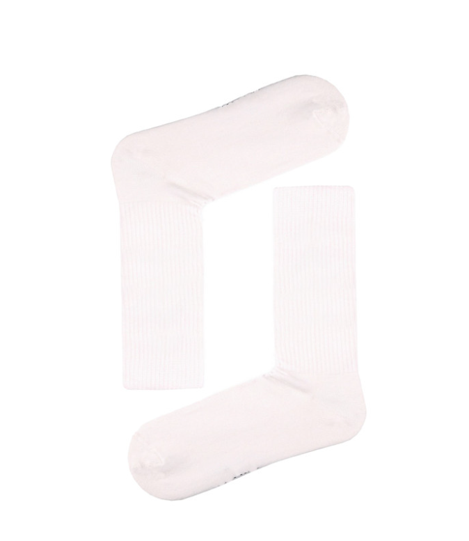 Plain White Sports Socks (Men's)