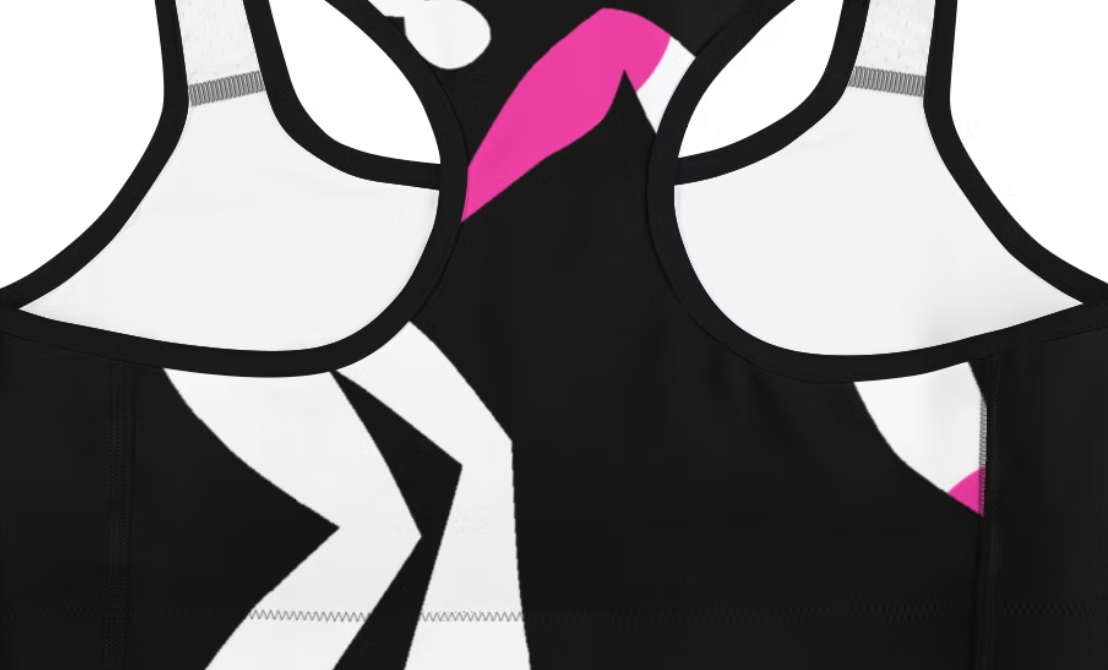 Stunt Woman Sports Bra- Logo (back)