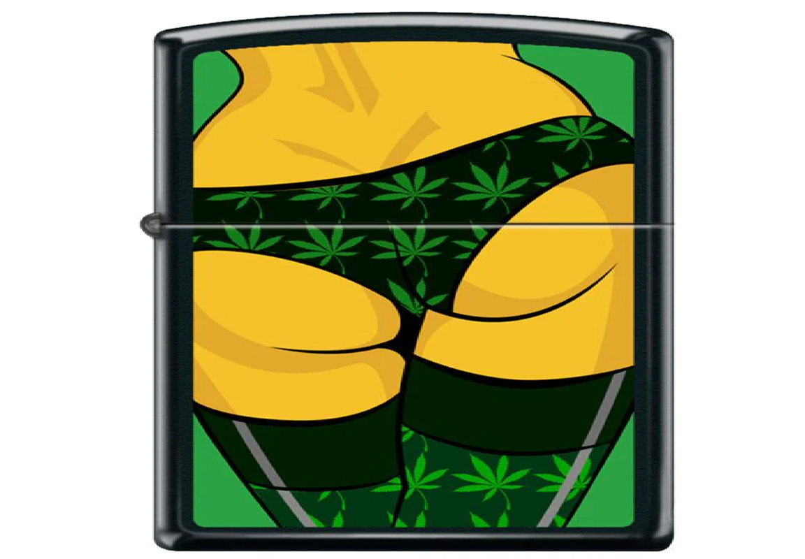 Zippo Lighter | Weed Bum | Black Matte