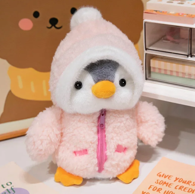 Parka penguin plushies