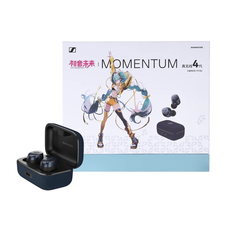 Sennheiser x Hatsune Miku Edition MOMENTUM 4 True Wireless Bluetooth Earbuds