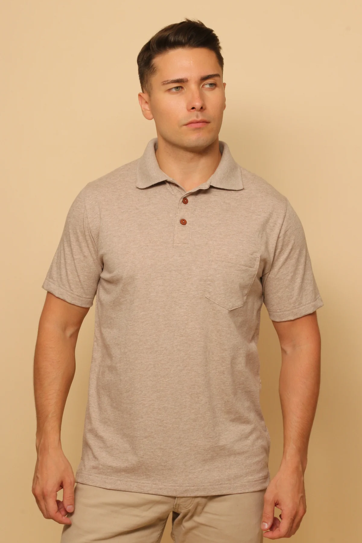 Men's Light Organic Polo Tee