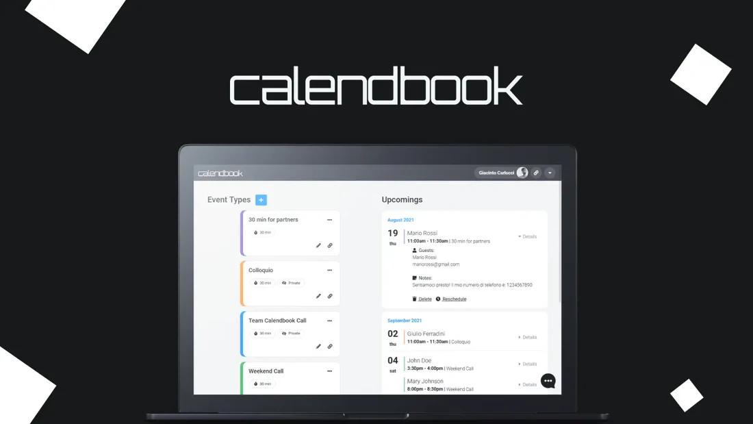 More bookings & sales sharing free calendar slots via links with Calendbook.com - 12 months subscription