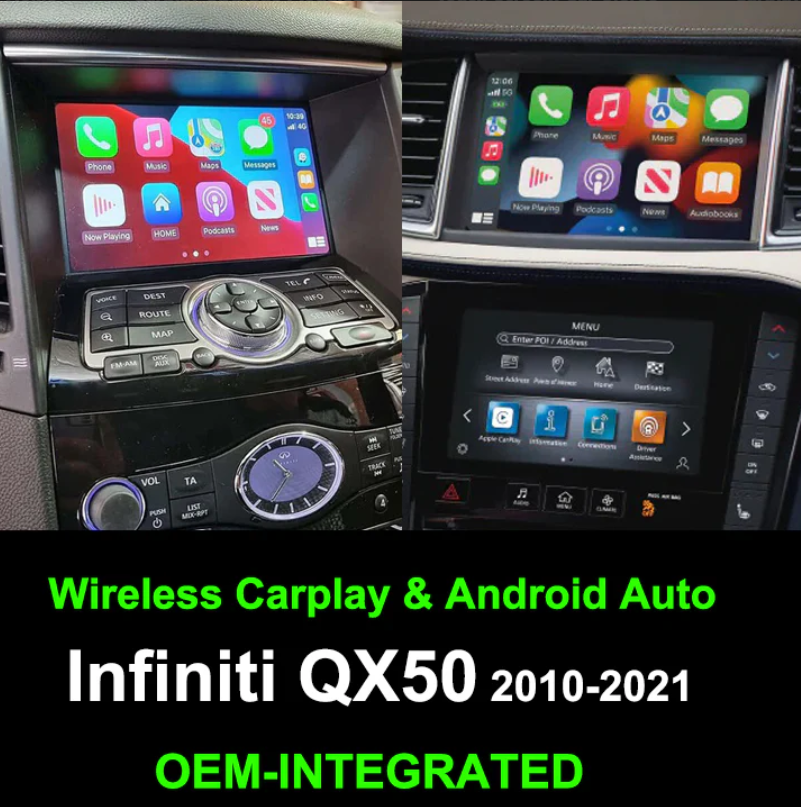 Infiniti QX50 Apple Carplay & Android Auto Module 2010—2021