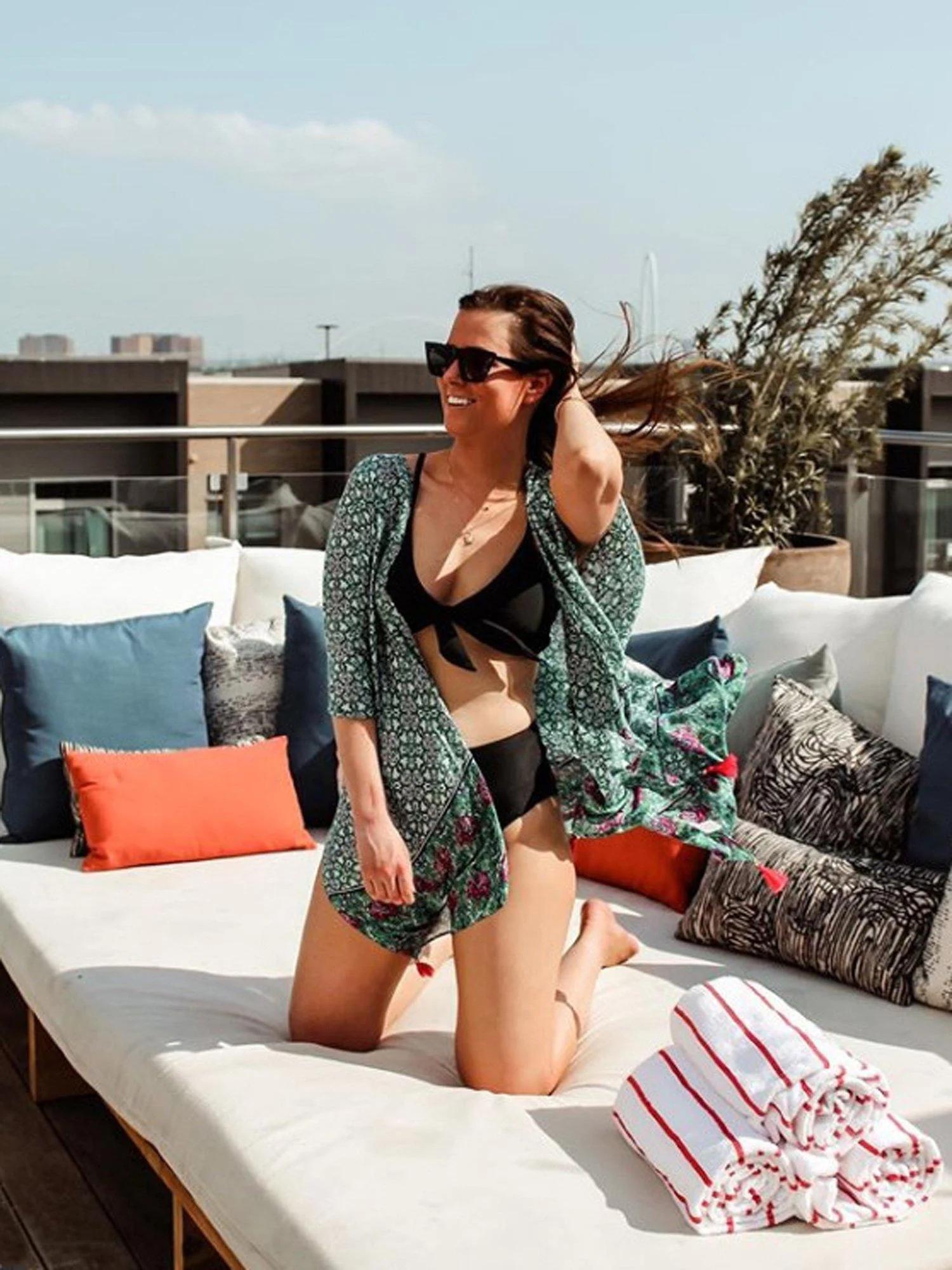 Green Palace Kimono Beach Cover Up