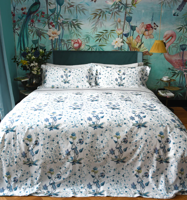 Fiori Turkish Cotton Duvet Cover Set