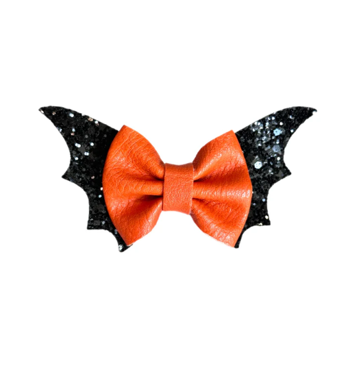 Orange Bat Bow Tumbler Bow