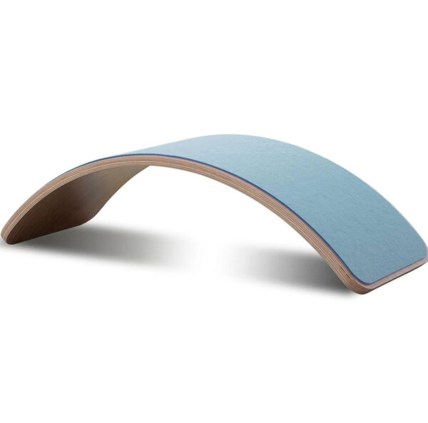 Bamboo super durable balance board for kids and adults – Blue