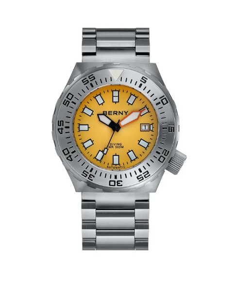 BERNY-Men Automatic Halios Holotype Homage Diver Watch-AM09026M
