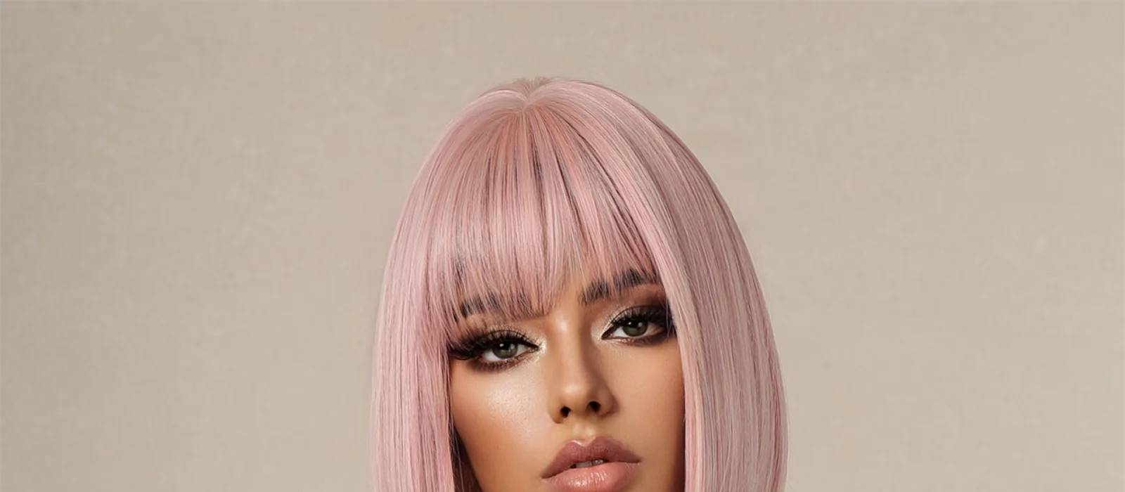 10 Inches Cute Bob With Bangs Synthetic Wig — Cynthia