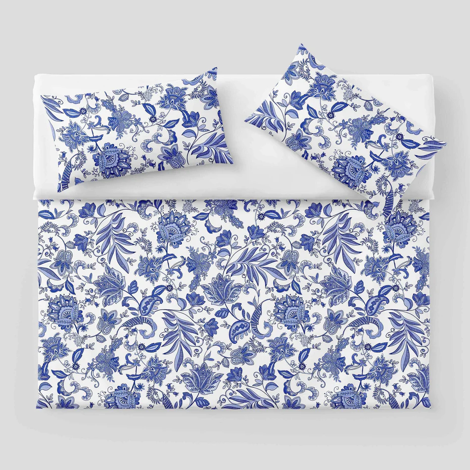 Poesia Egyptian Cotton Duvet Cover Set