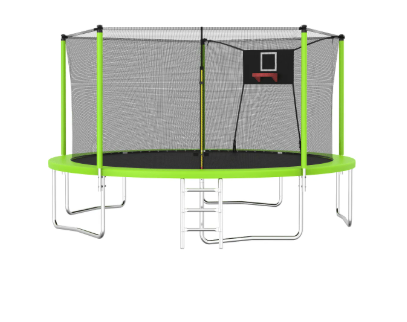 Trampolify TN1405 Enclosed Trampoline with Basketball Hoop