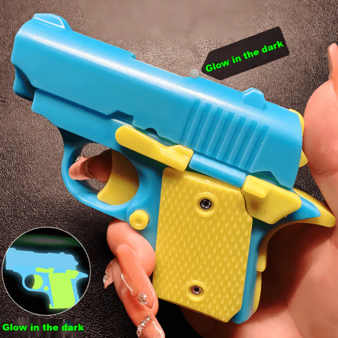 3D Printed Baby Mini M1911 Gravity Cub Jumping Small Knife Fidgets