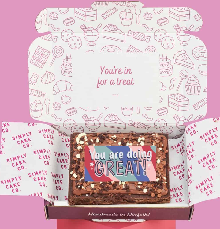 You Are Doing Great! Brownie Slab