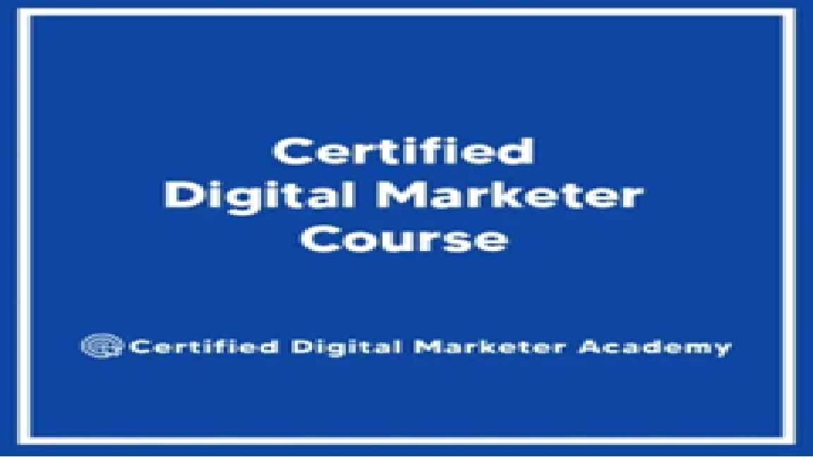 Certified Digital Marketer Course