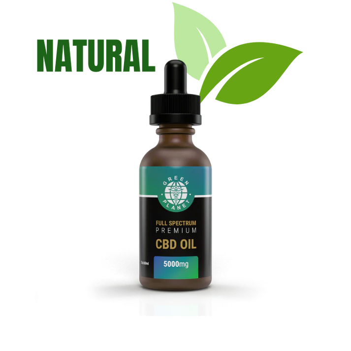 Full Spectrum Tincture 3000/5000Mg CBD Natural Flavor 60ml