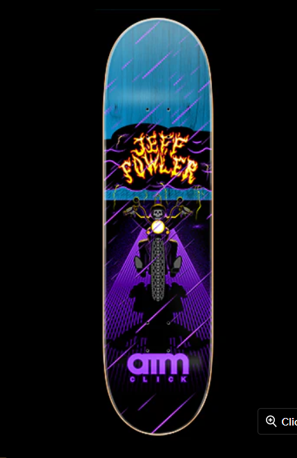 ATM Jeff Fowler Moto Skateboard Deck