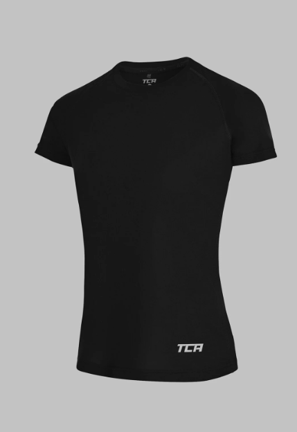 TCA Women's Lightweight Short Sleeve Shirt – Breathable Athletic Running T-Shirt for Yoga, Running, Gym, Training, and Fitness