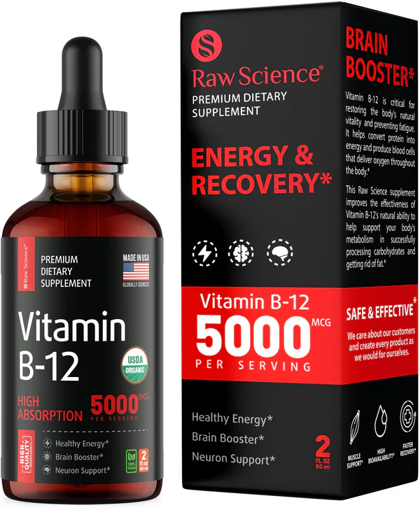 Liquid Vitamin B12 Drops (Methylcobalamin)