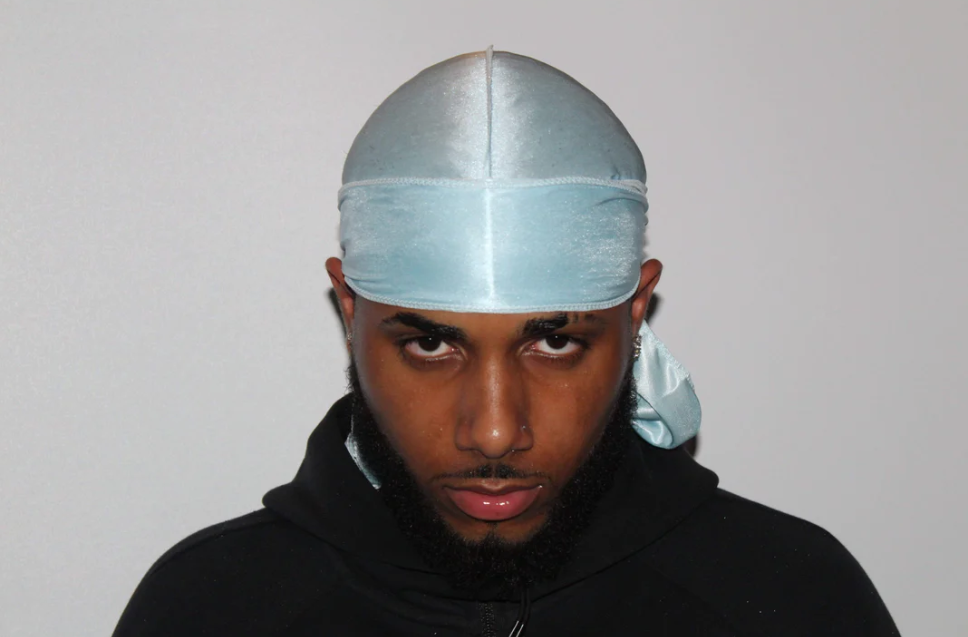 Powder Blue Silky Durag