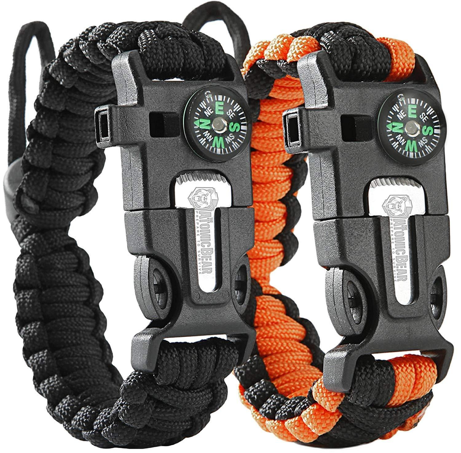 Cobra - 2 Adjustable Survival Bracelets