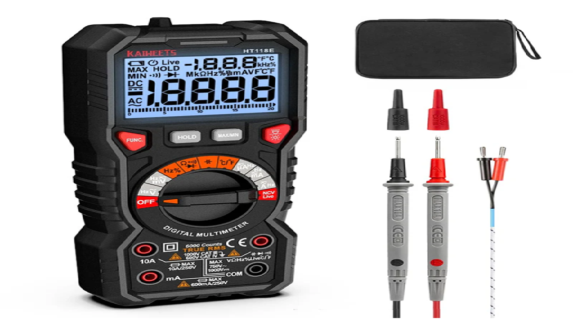 Kaiweets Ht118e 20000 Counts Digital Multimeter