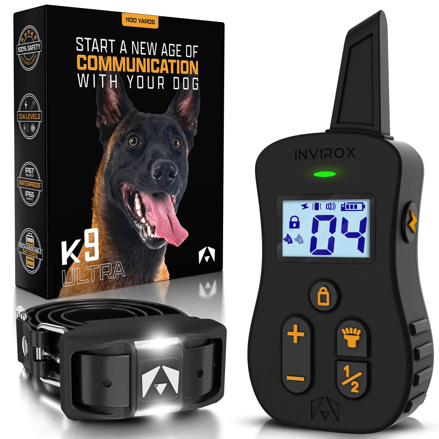 INVIROX ULTRA K9 Dog Training Collar