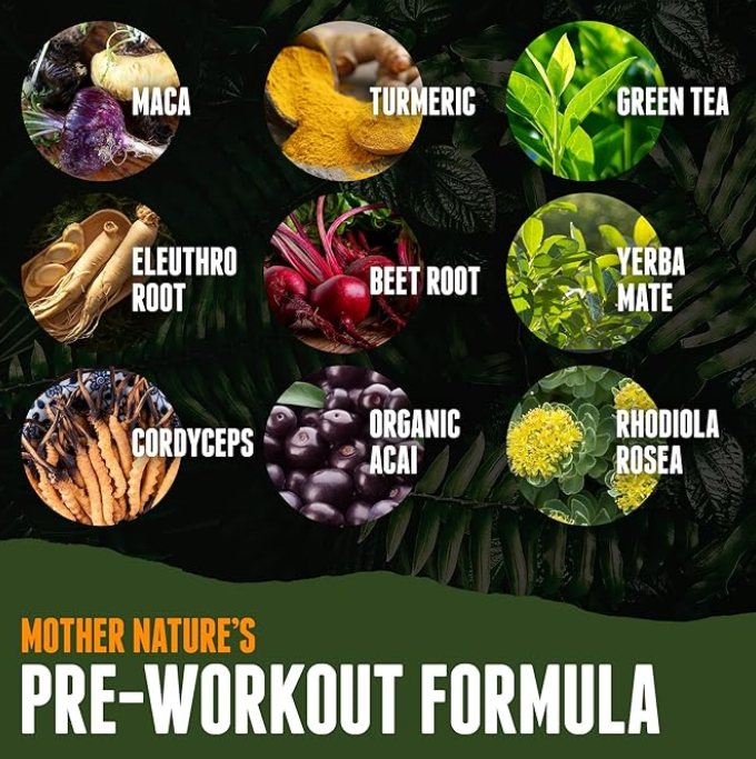 Organic Pre-Workout - Strawberry Mango