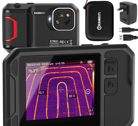 KAIWEETS KTI—K01 Touch—Screen Thermal Imaging Camera with Wi—Fi, 256x192 Resolution