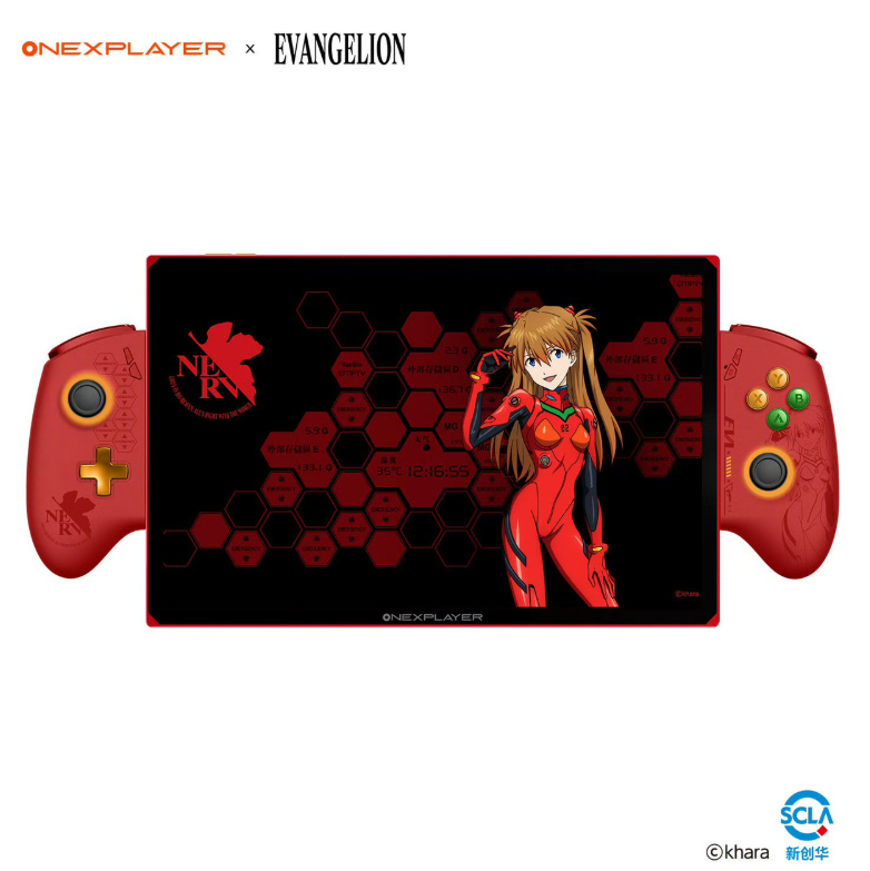 OneXPlayer X1 Pro x Neon Genesis Evangelion Unit-02 Asuka Special Edition 64G+2T 3-in-1 Handheld Gaming Laptop