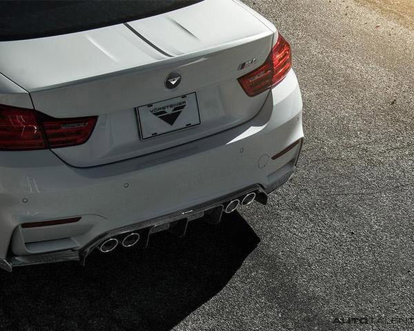 Vorsteiner VRS GTS Aero Rear Diffuser Carbon Fiber PP 1x1 Glossy BMW F8X M4 VRS/EVO Program