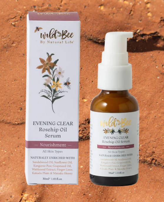 Wild Bee Evening Clear — Rosehip Oil 30ml Serum