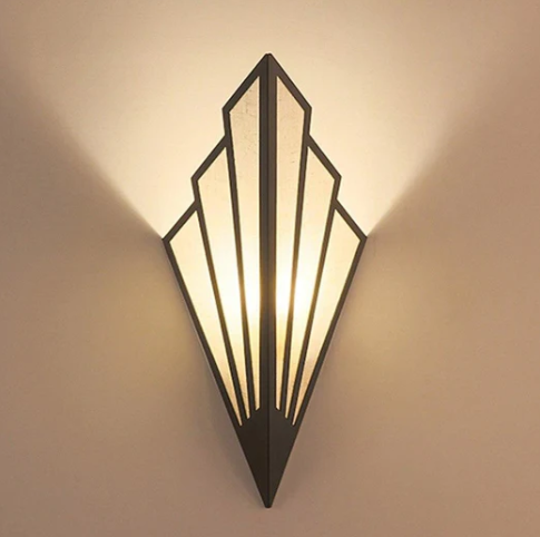 Vintage Fan Wall Lamp