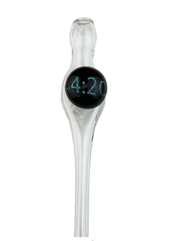 Arritt Glass — Classic Dab Straw w/ Dichro Image