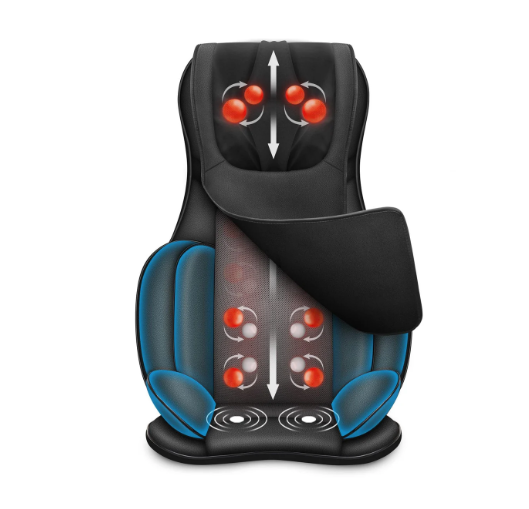 Snailax Full Body Massage Chair Pad, Shiatsu Neck Back Massager with Heat & Compression - 236