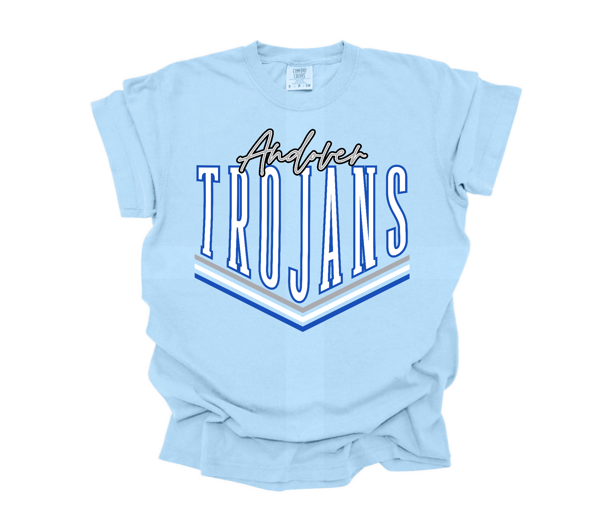 Andover Trojans Vintage Custom School Tee |