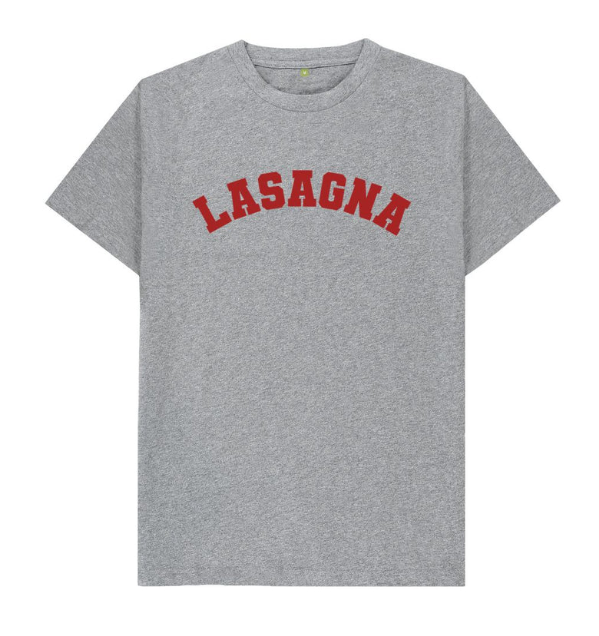 Lasagna varsity t-shirt