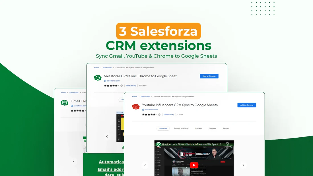 Lifetime Gmail Mail Merge & CRM sync to GSheets - Chrome Extension