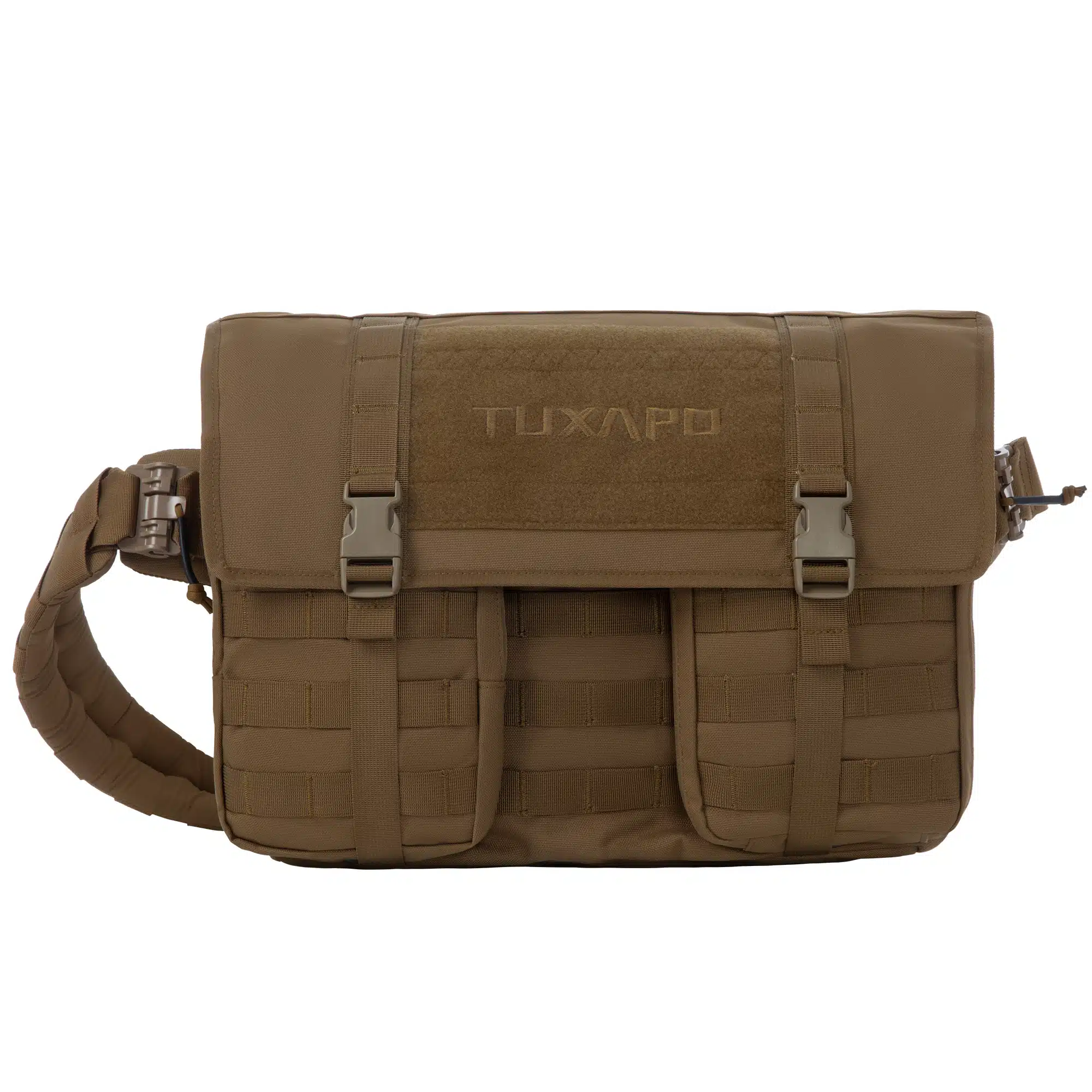 16L Tan MOLLE Sling Tactical Backpack Crossbody Messenger Bag