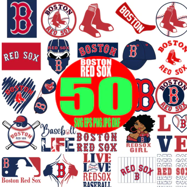 Boston Red Sox MLB TEAM LOGO SVG BUNDLE