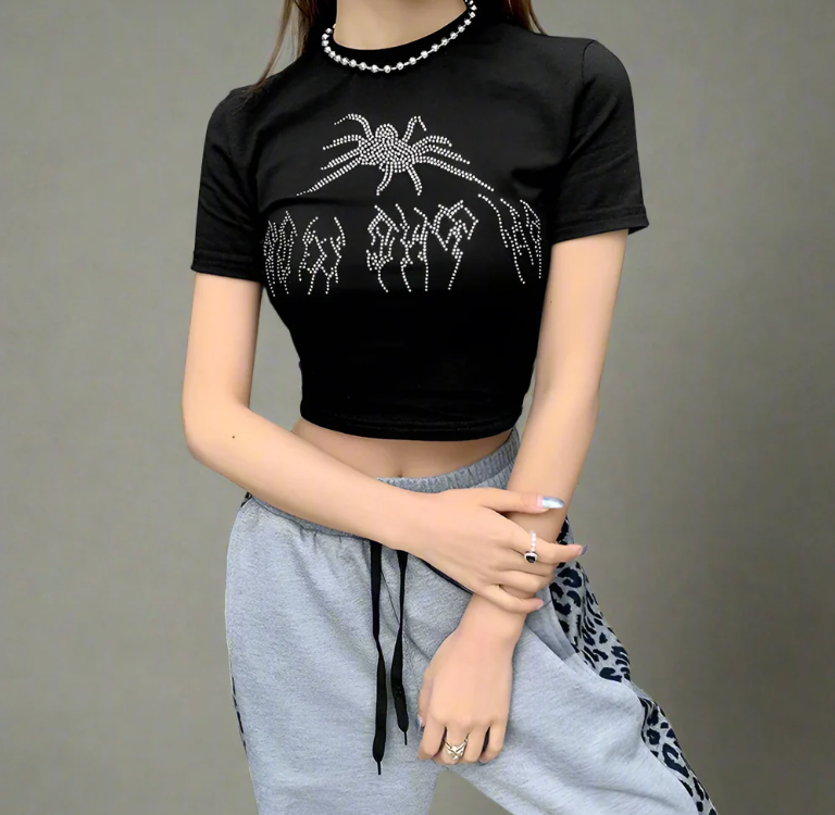 Diamond Venom Crop Top