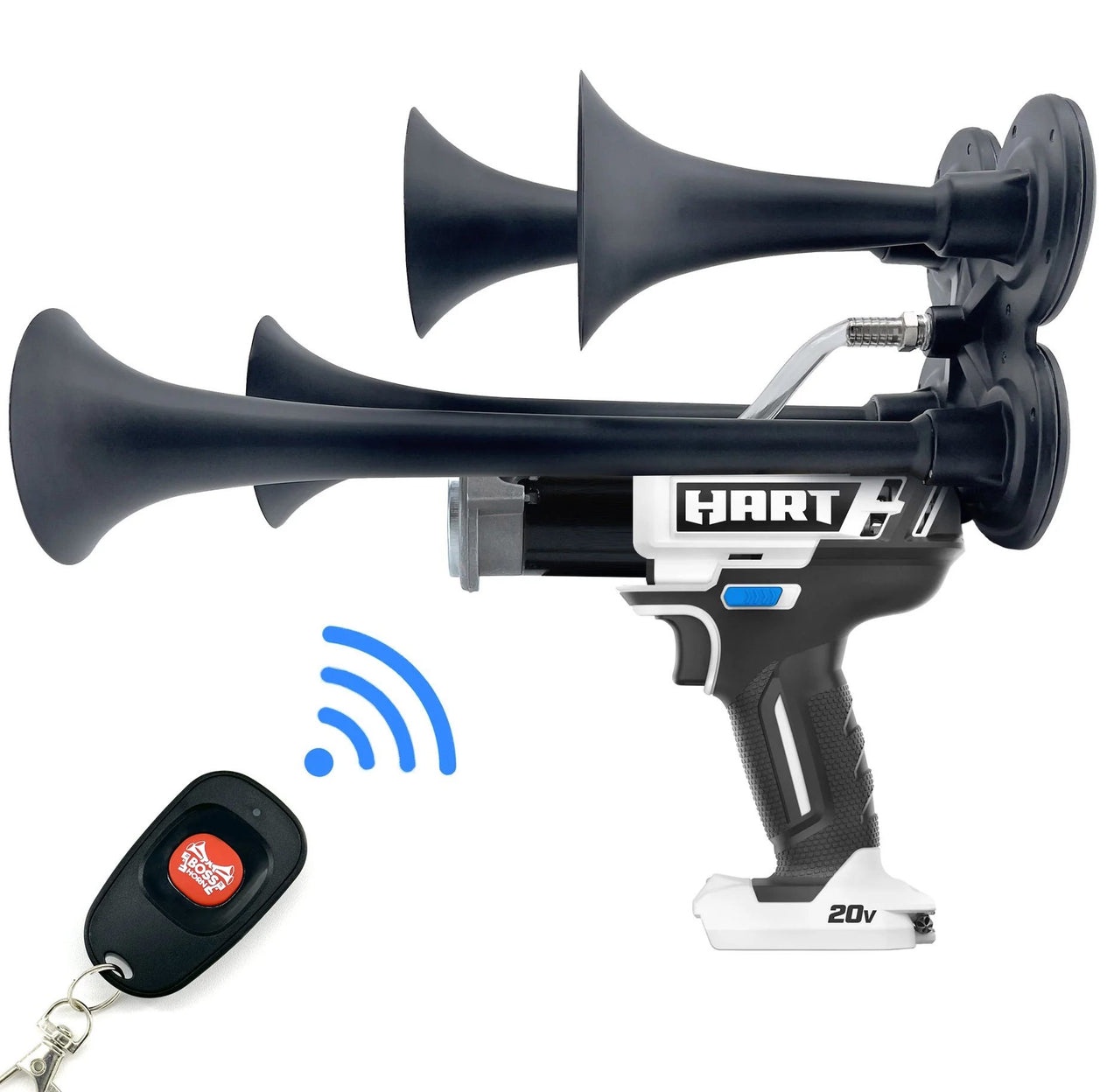 Hart Train Horn Gun: Quad Impact Air Horn