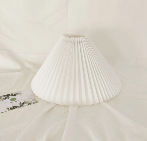 Pleated lampshades for table lamps floor lamps american retro decor vintage pleated shades