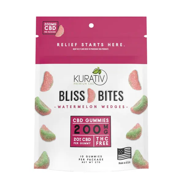 CBD Gummies 200mg Bliss Bites - Available in Multiple Flavors