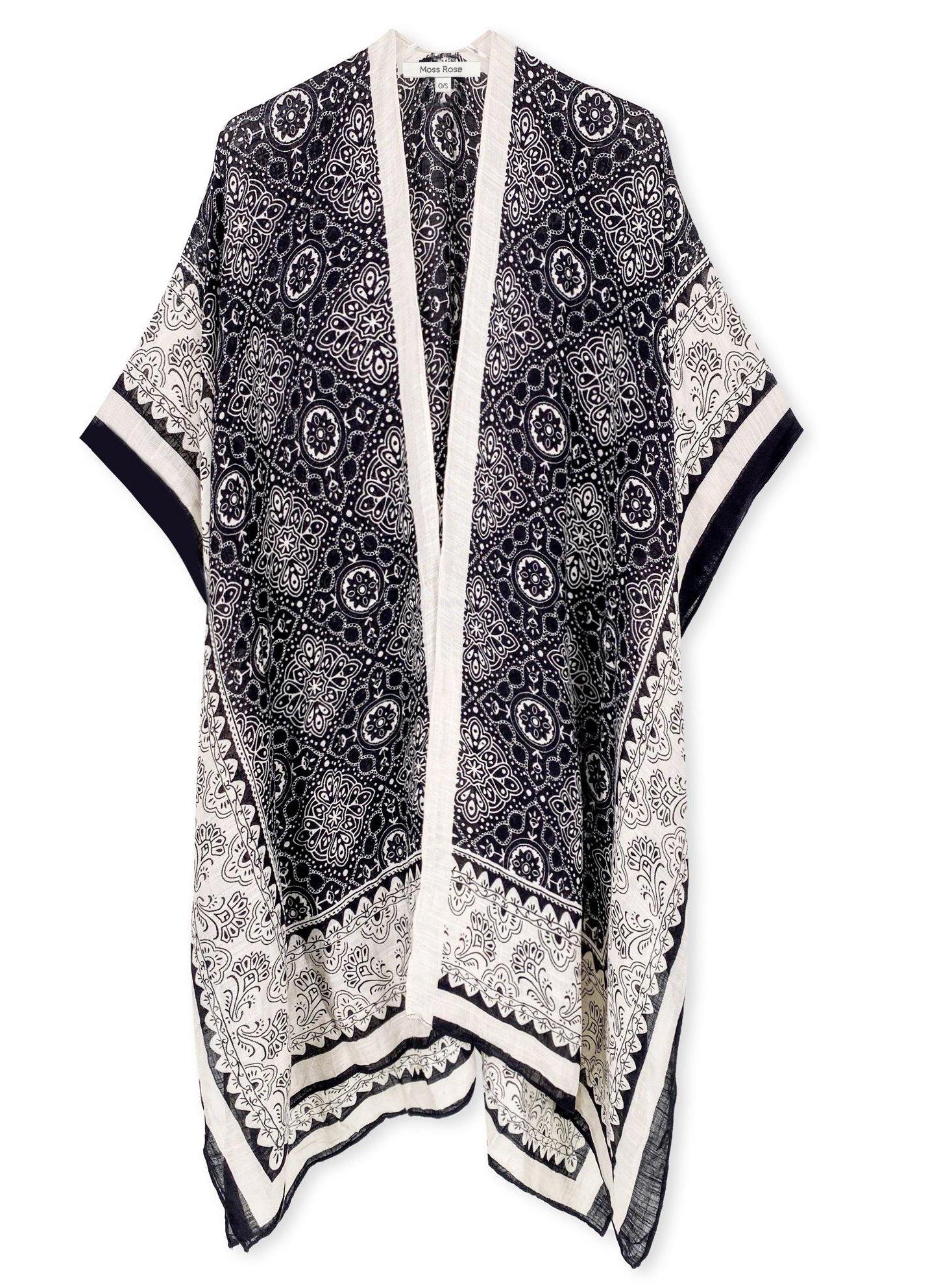 Boho Kimono Beach Cover Up